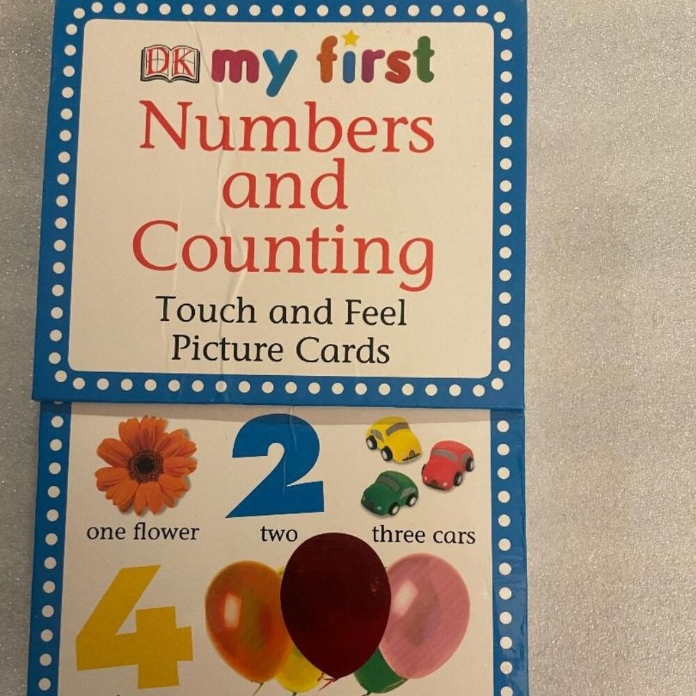 My First Numbers and Counting Touch and Feel Picture Cards